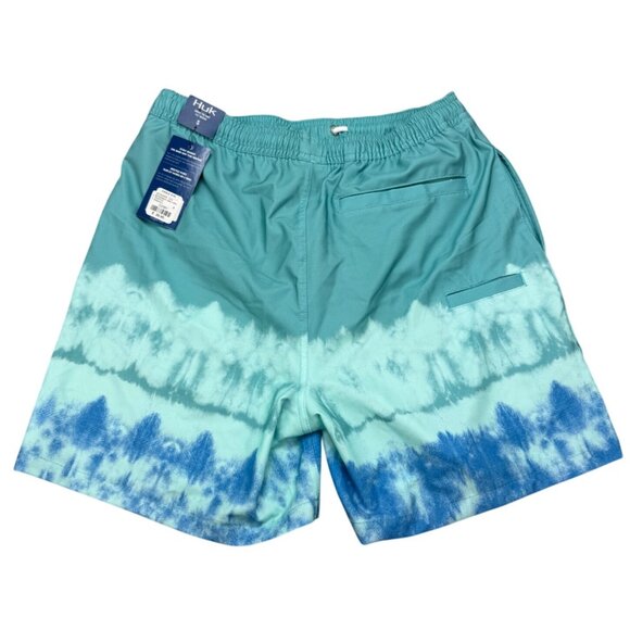Huk Mens SIze S Performance Fishing / Swim Shorts Salt Dye Design Mesh Lined NWT - Picture 2 of 9